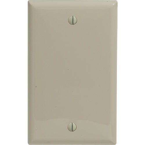 1-gang Blank Wallplate, Standard