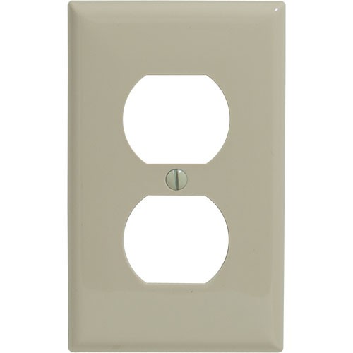 1-gang Duplex Receptacle Wallplate, Standard