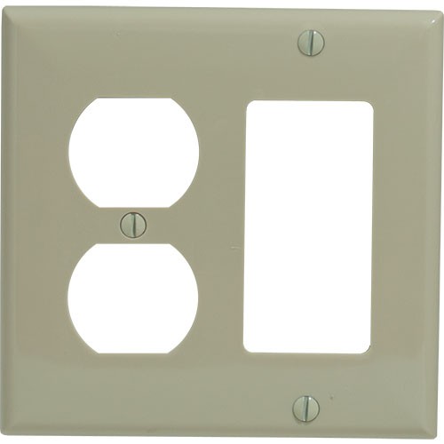 2-gang Duplex & Decorator Wallplate, Standard