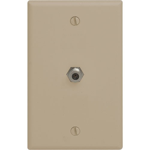 F-Connector Wallplate, Standard