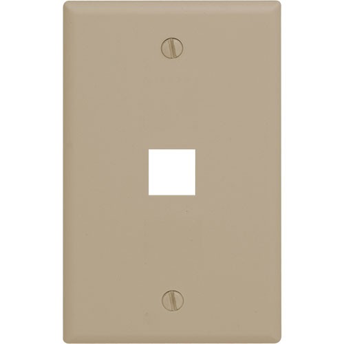 1-gang 1 port Wallplate, Standard