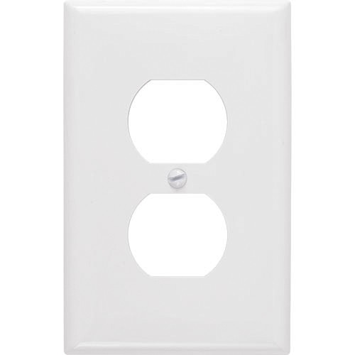 1-gang Duplex Receptacle Wallplate, Mid-Size