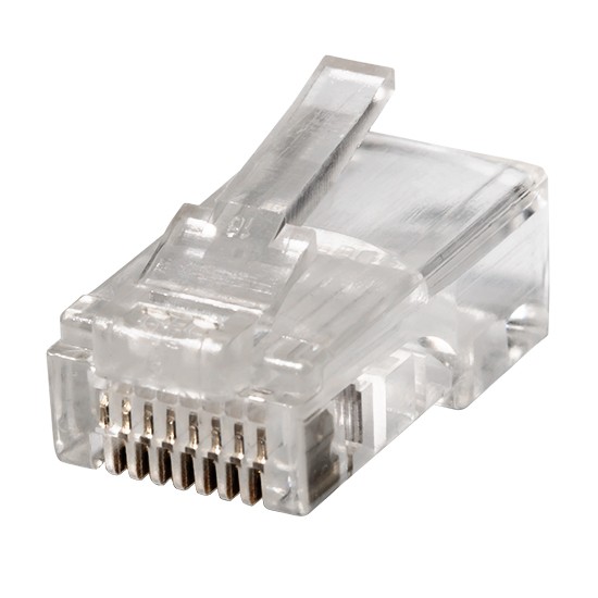 RJ45 CAT5E Pass-through Connector