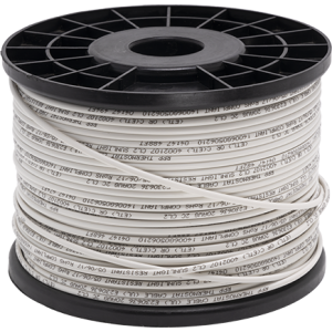 20/2 THERMOSTAT WIRE, 500FT REEL, WHITE 