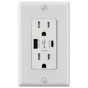 USB-C Tamper Resistant Receptacle 15A