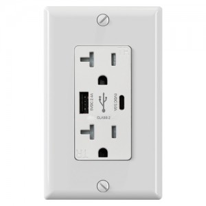 USB-C Tamper Resistant Receptacle 20A