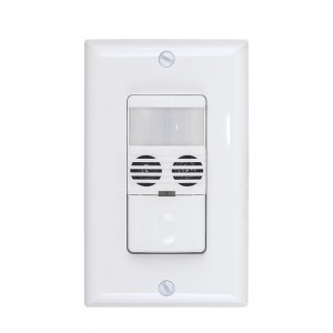 Dual-Technology PIR/Ultrasonic Wall Switch Occupancy Sensor