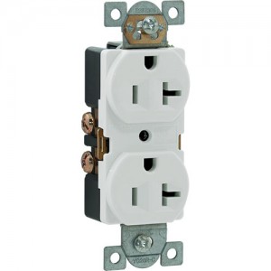 20A 125V Duplex Receptacle, Side Wire, 5-20R