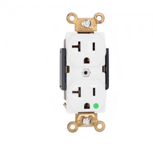 20A 125V Hospital Grade Duplex Receptacle,  5-20R