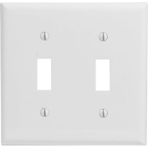 2-gang Toggle Wallplate, Standard