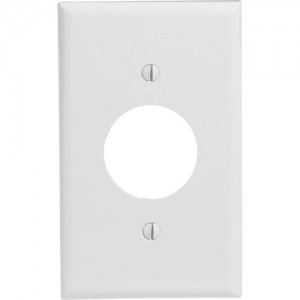 1-gang Single Opening 1.40" Wallplate, Standard