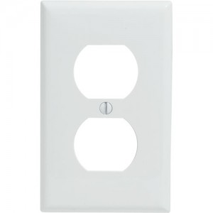 1-gang Duplex Receptacle Wallplate, Standard