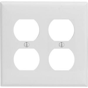 2-gang Duplex Receptacle Wallplate, Standard