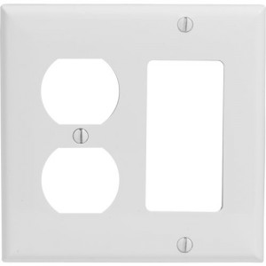 2-gang Duplex & Decorator Wallplate, Standard