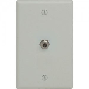 F-Connector Wallplate, Standard