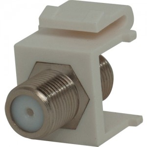 F-Connector Snap-In Connector, Nickel