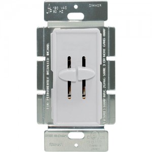 Dual Slide Dimmer, Incandescent, 300Wx2