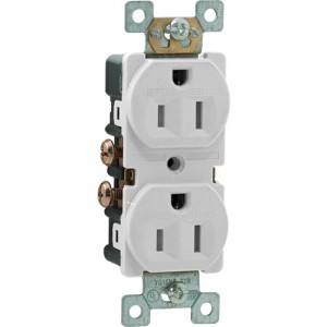 15A 125V Tamper-Resistant Duplex Receptacle, 5-15R