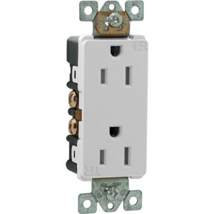 15A 125V Tamper-Resistant Decorator Duplex Receptacle