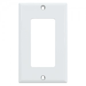 1-gang Decorator/GFCI Wallplate, Mid-Size